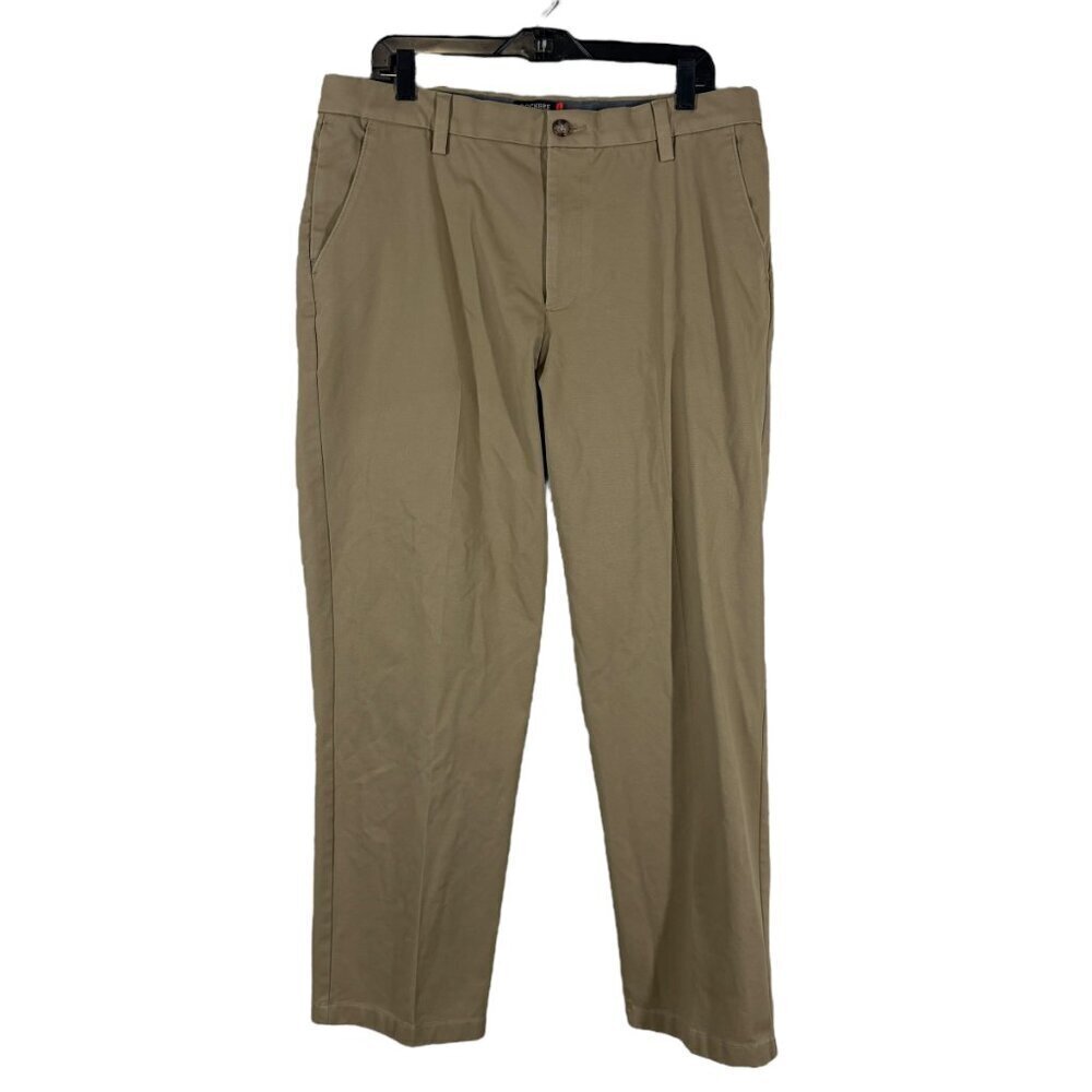 Dockers Beige Tan Workday Khaki Straight Leg Pants Men's Size 36x30